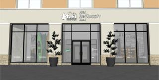 REI Re/Supply rendering of new location in Clackamas, Oregon.