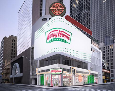 Krispy Kreme Times Square rendering