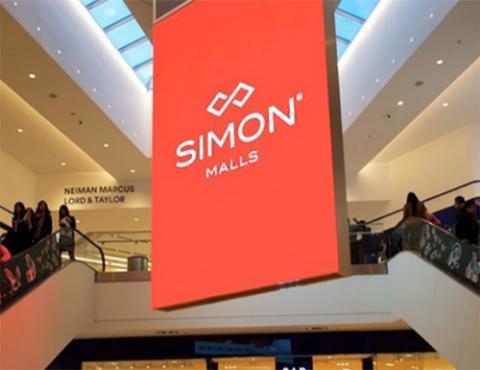 simon malls sign