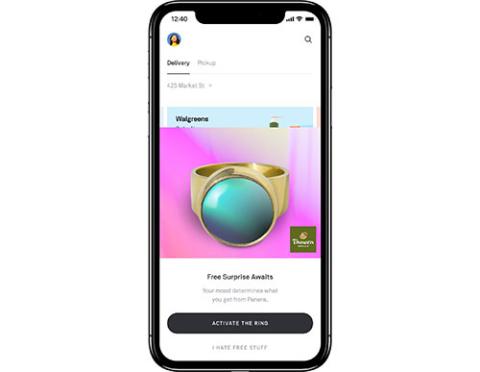 Postmates Food Mood Ring