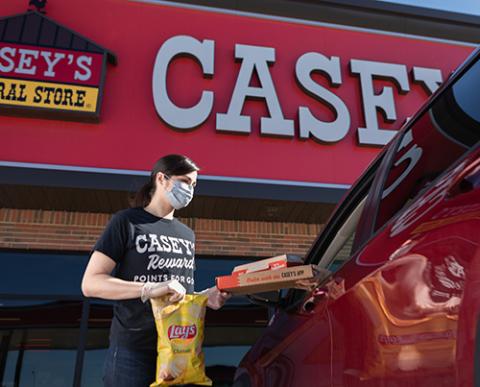 Casey's curbside pickup