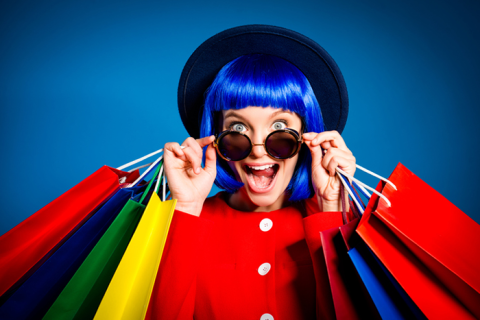 happy shopper