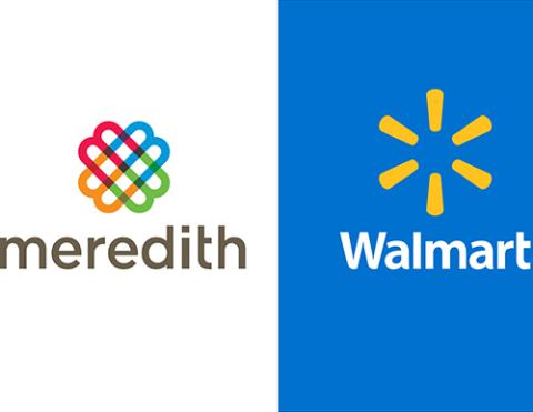 Meredith and walmart logos
