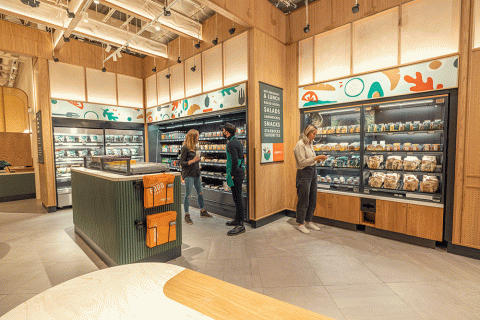 Starbucks is collaborating with Amazon on a new frictionless store.