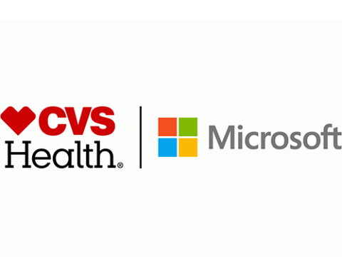 CVS Health and Microsoft logo