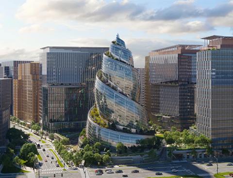amazon helix HQ tower
