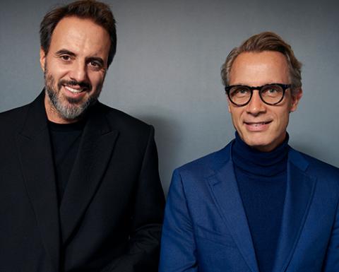 José Neves, Farfetch, and Geoffroy van Raemdonck, Neiman Marcus Group