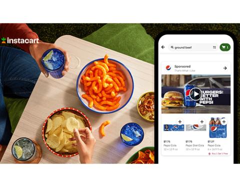 CPG ads in Instacart app