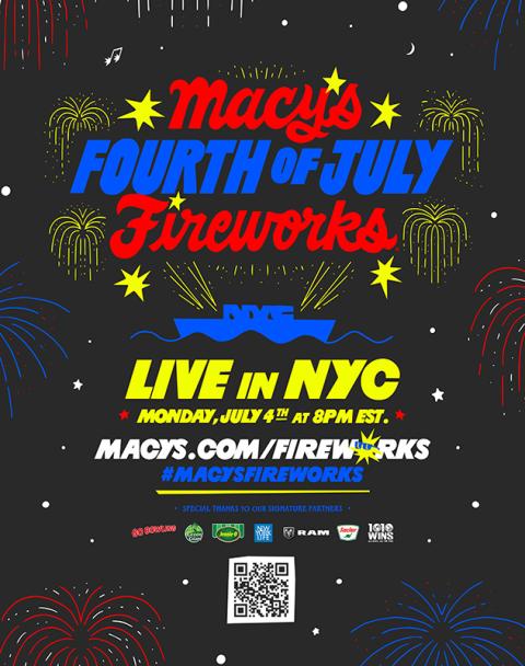 macys fireworks poster