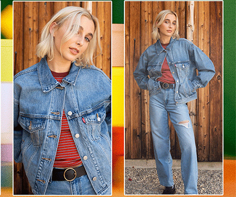 Emma Chamberlain for Levis