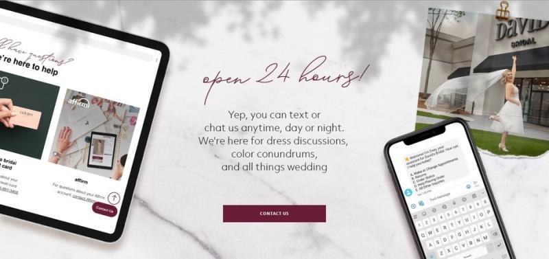 David's bridal online return policy hot sale