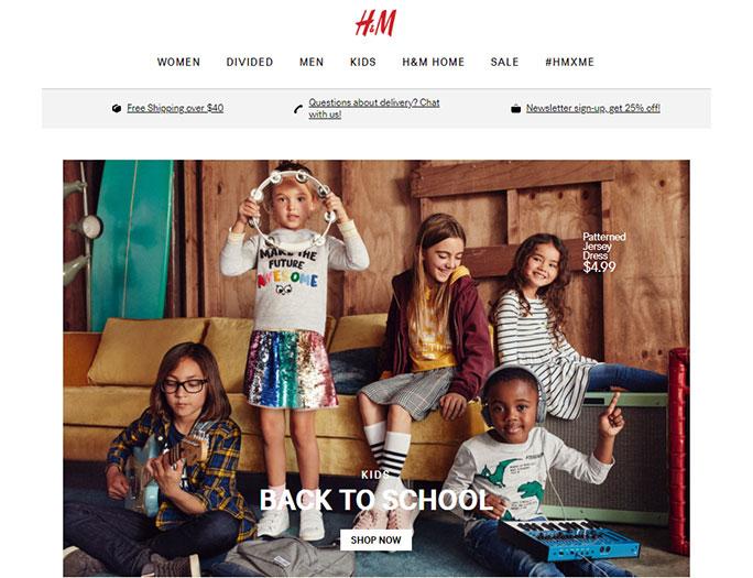 H&m newsletter 25 outlet off