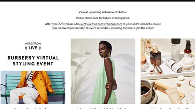 Nordstrom launches livestream shopping platform