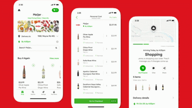 Meijer introduces on-demand alcohol delivery