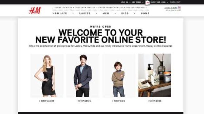 H&m top desktop website