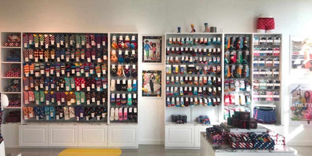 happy socks display