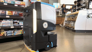 Kum and Go cleaning robot